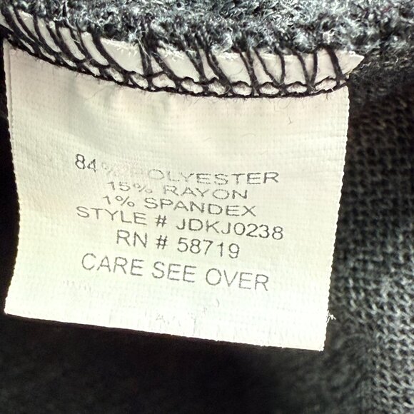 Notations Grey Abstract Animal-Print Button Jacket — Size S - Picture 5 of 10